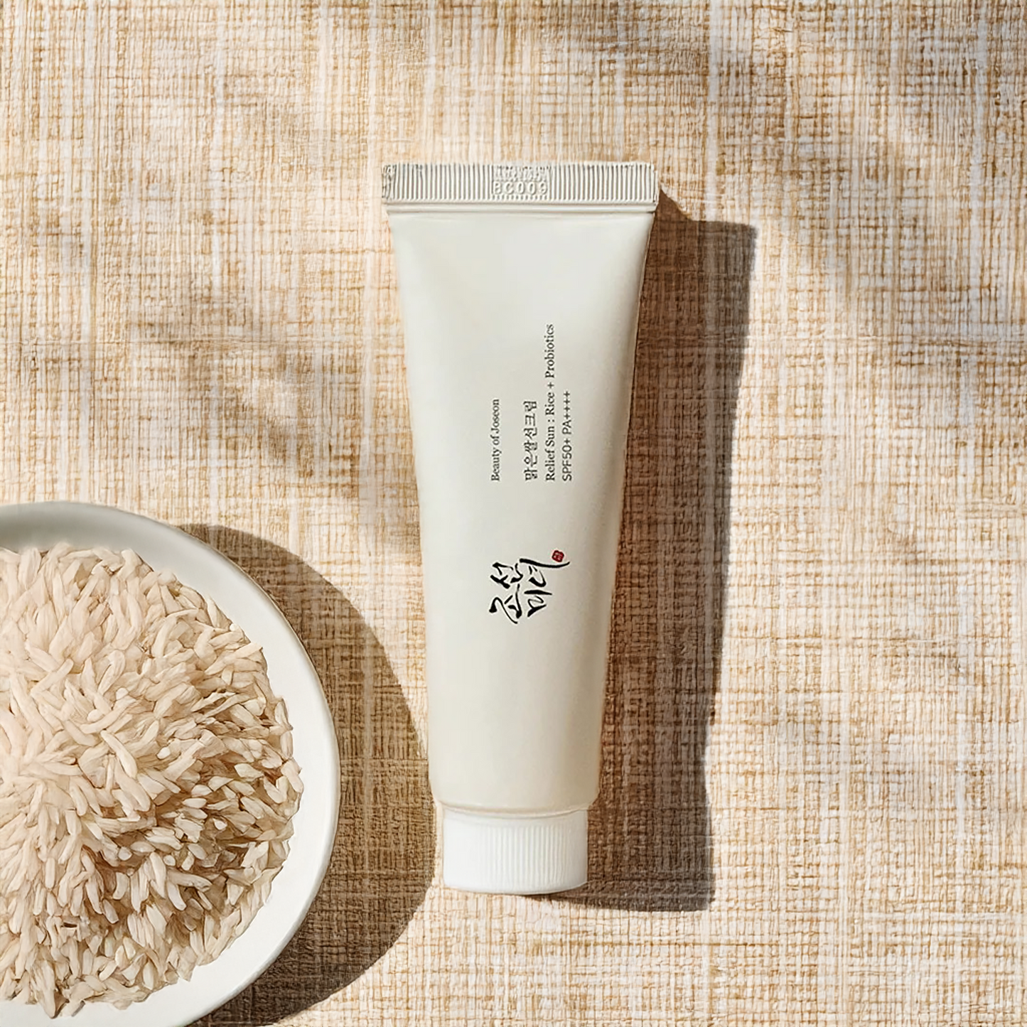 SPF50+ Sunscreen Korean Rice Probiotic Solar Blocker Skin Whitening Cream anti UV Sun Block Facial Mild Moisturizer Serum 50Ml